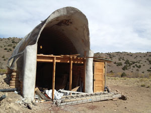 [Earthship Chapel onsite at Wirikuta]