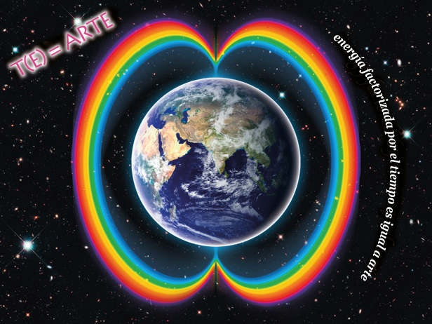 [Rainbow Bridge around the Earth - Time is Art]