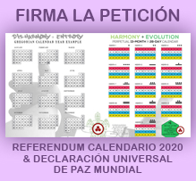Sign the Petition! Calendar Referendum 2020 & Declaration of Universal World Peace